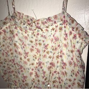 Pretty Girly Floral Flowy Dress